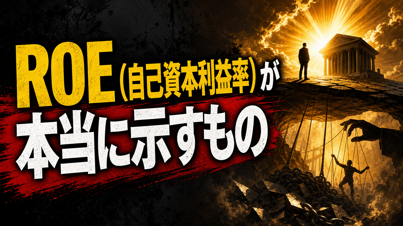 ROE（自己資本利益率）が本当に示すもの——数字の裏側を読む のアイキャッチ