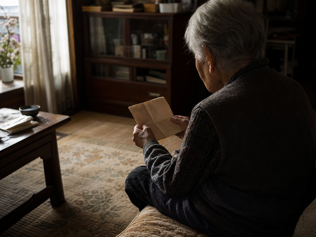 過去の投資損失を静かに振り返る個人投資家の後ろ姿